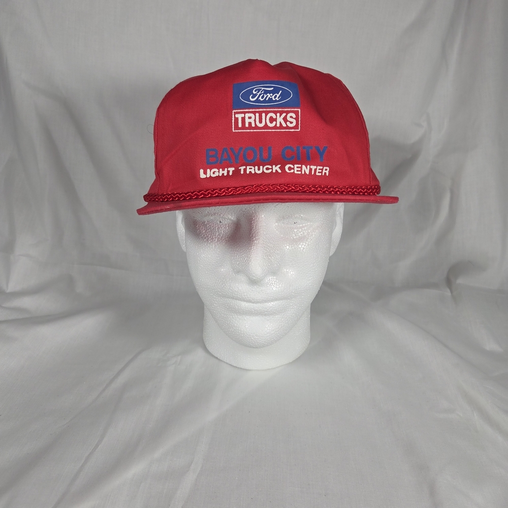 Red Ford Trucks Snapback Hat